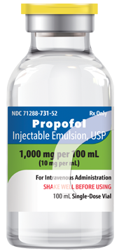 Propofol Injectable Emulsion, USP 1,000 mg per 100 mL